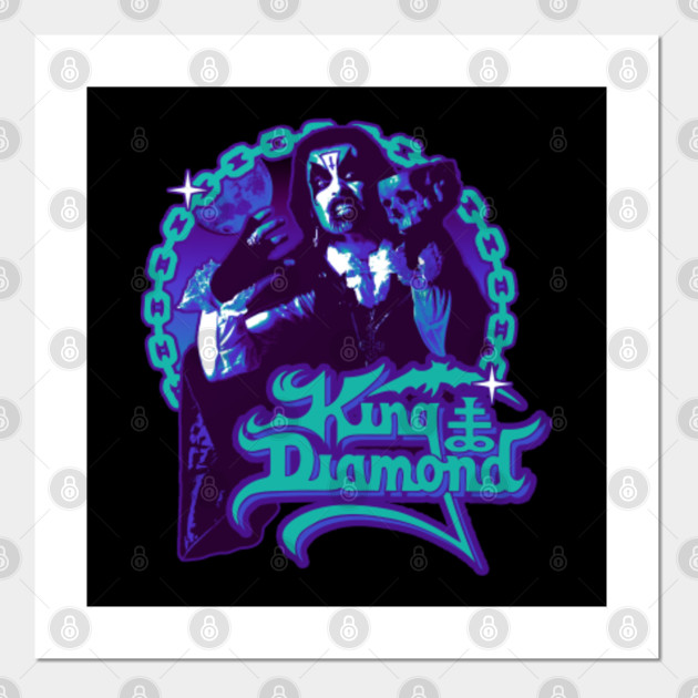 King Diamond Abigail Blue King Diamond Poster Und Kunst Teepublic De