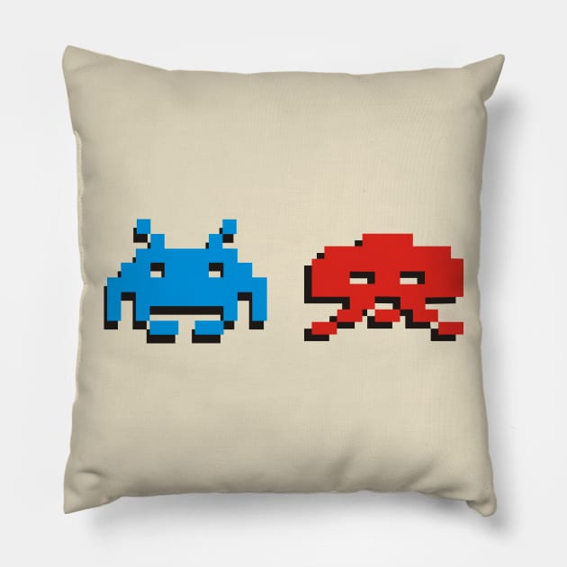 Space Invaders Pillow by RoswellWitness