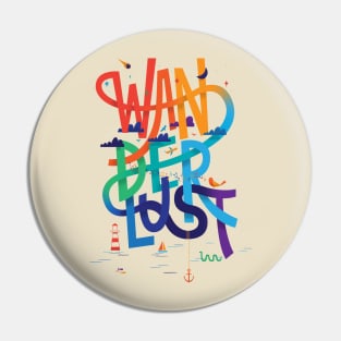 Wanderlust Pin