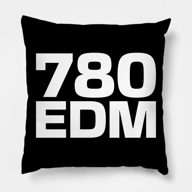 Edmonton 780 Pillow by Ryan-Cox