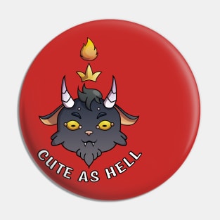 Cute as Hell - Baphomet Pin