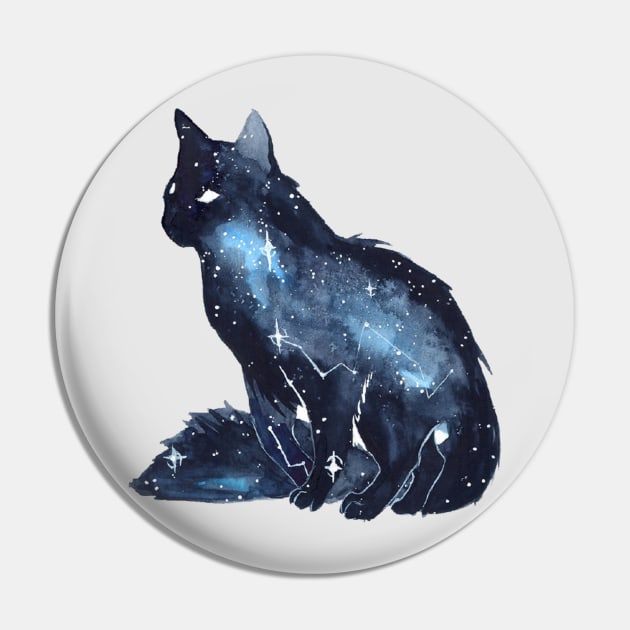 Galaxy Cat Pin by awdio