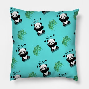 Pattern little panda Pillow