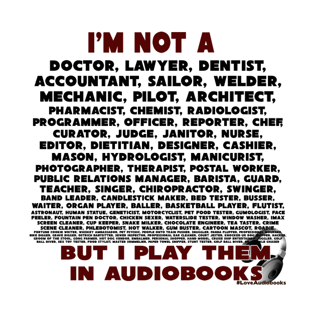 I'm not a...... by Audiobook Tees