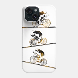 3 cyclers sport art #cycling #sport Phone Case