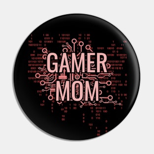 GAMER MOM Cyber Pink circuit Pin