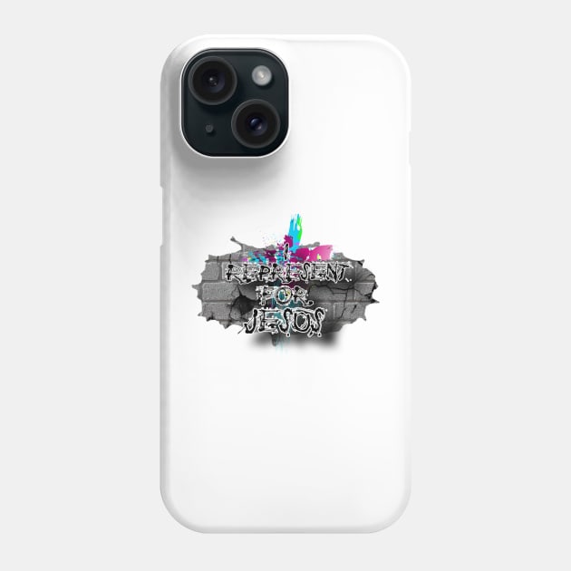 Represent For Jesus Phone Case by American Phoenix 