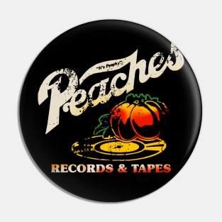 Peaches Records & Tapes 1975 Pin
