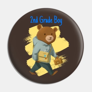 Second Grade Boy Pin