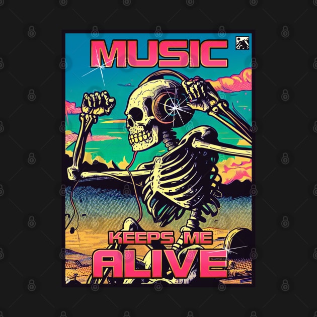 Music Keeps Me Alive by cloudlanddesigns