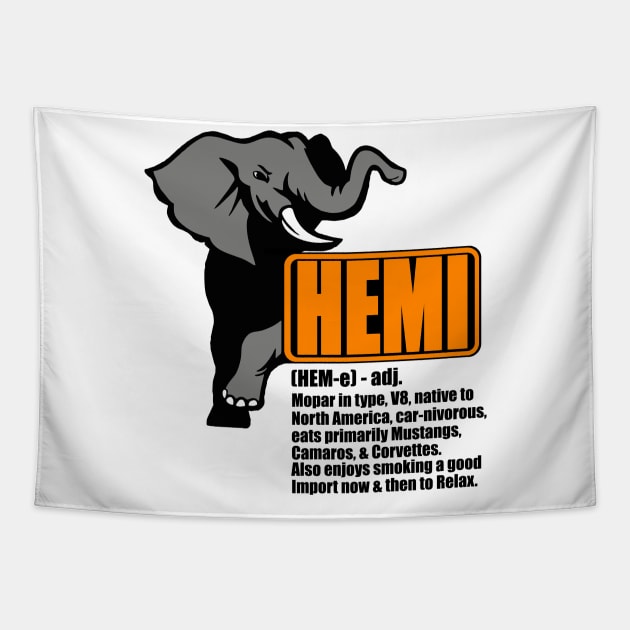 Smoke em' With A HEMI ! Tapestry by RGDesignIT