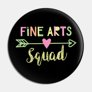 Fine Arts Squad Pin