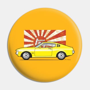 Flag Yellow Pin