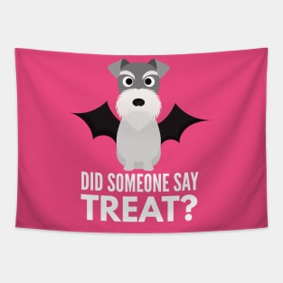 Schnauzer Halloween Trick or Treat Tapestry