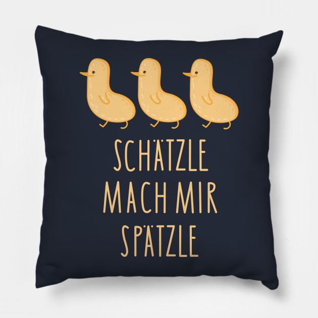 Treasure do with spaetzle Pillow by spontania