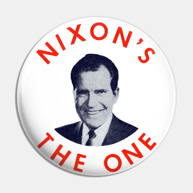 1972 Nixon's the One Pin by historicimage