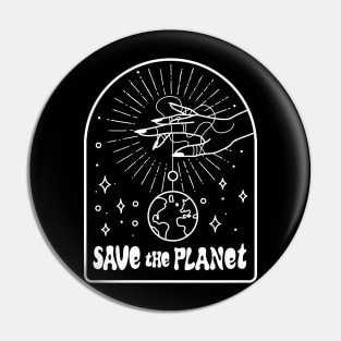 Boho Hand Strings - Save the Planet Pin