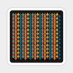 Graphic retro pattern, drops on string Magnet