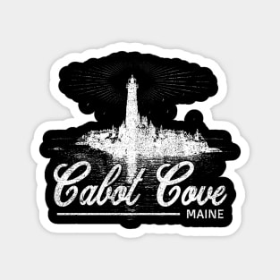 Cabot Cove Maine from Murder She Wrote - distressed Magnet