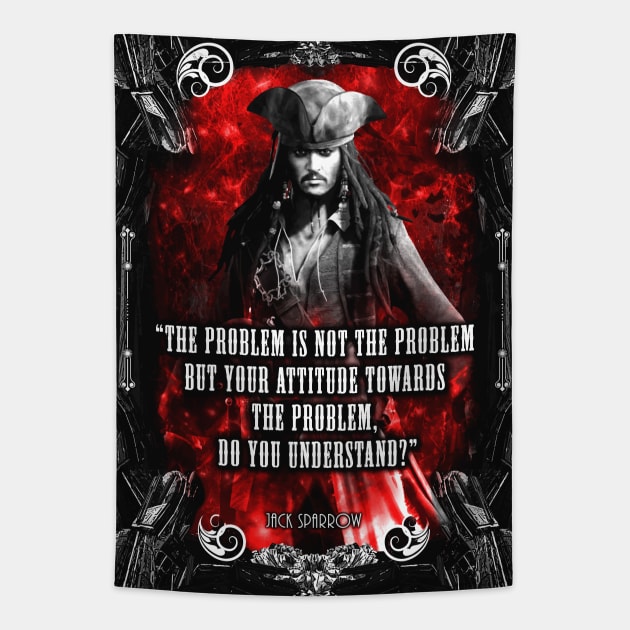 Jack Sparrow Tapestry by syanart