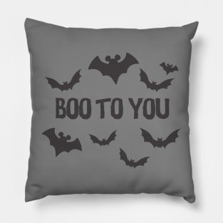 Boo To You Bats Pillow