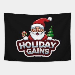 Festive Fitness: Santa’s Holiday Gains Tapestry