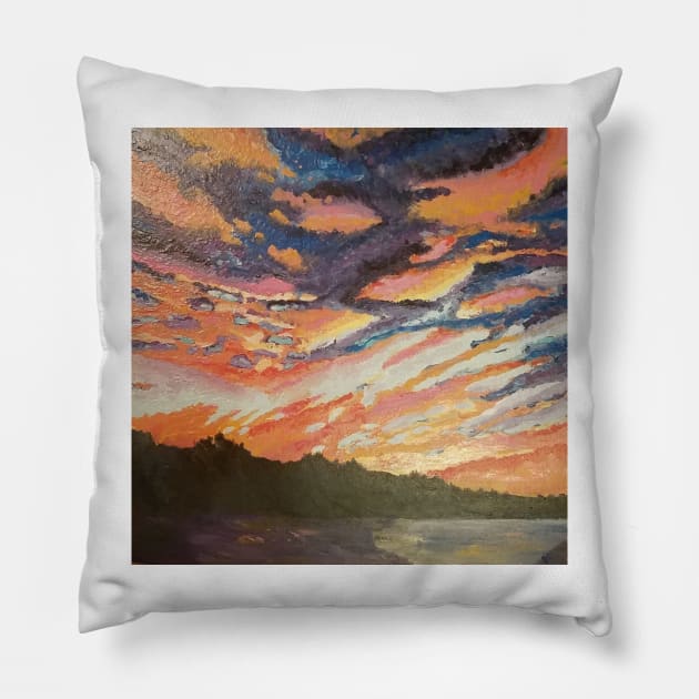 Debi's Sunset Pillow by missdebi27