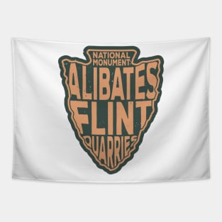 Alibates Flint Quarries National Monument name arrowhead Tapestry