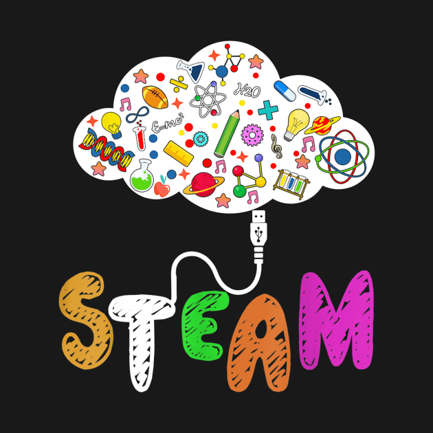 STEAM Teacher and Student Back to School STEM Gift Funny by Tane Kagar