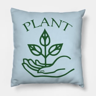 Plant Peace - Vintage Anti-War Political Button Pillow