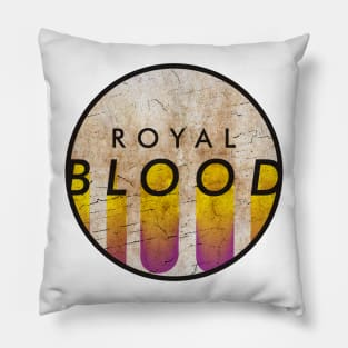 Royal Blood - VINTAGE YELLOW CIRCLE Pillow