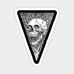 Screaming Skull Magnet