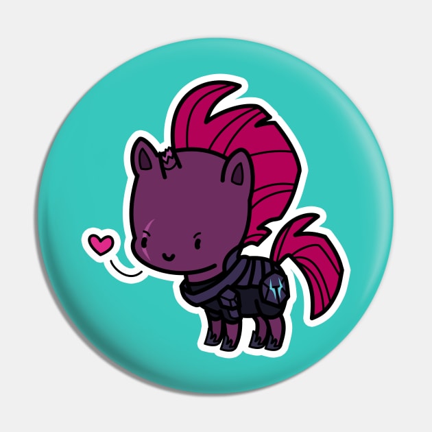 Tempest Shadow chibi Pin by Drawirm