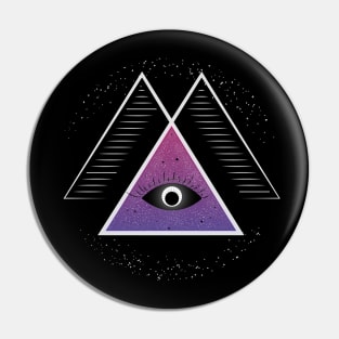 Third Eye One Triangle | Spirituality artbyergate Pin