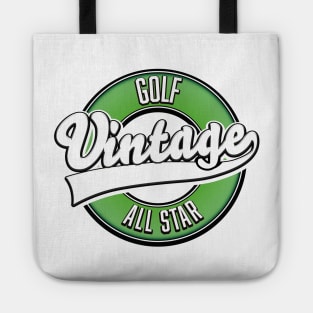 Golf vintage all star logo Tote