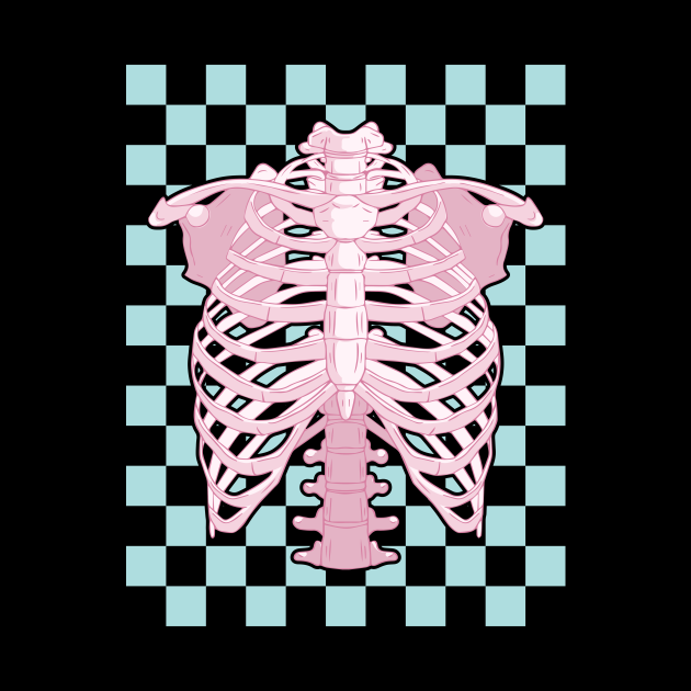 Danish Pastel Aesthetic Ribcage Skeleton Rib Cage - Danish Pastel ...