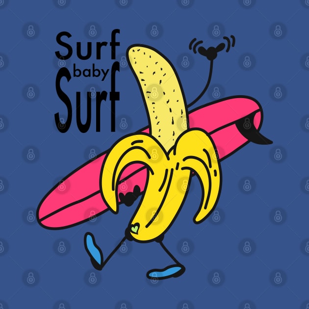 Banana surfing by BaliChili