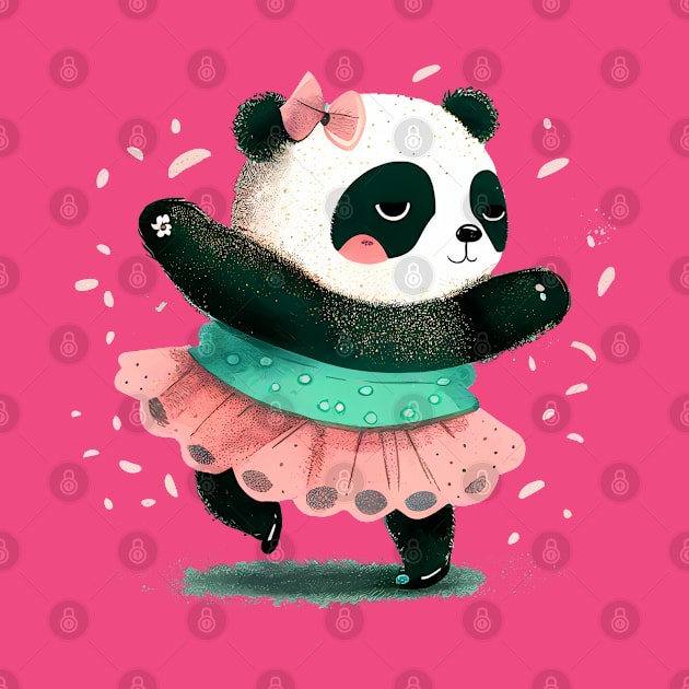 Ballerina Panda by keelezibel
