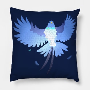 Blue bird Pillow