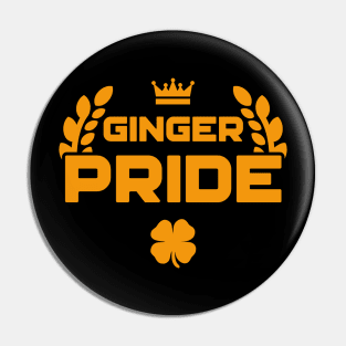 Ginger Pride Irish St Patricks Day Pin