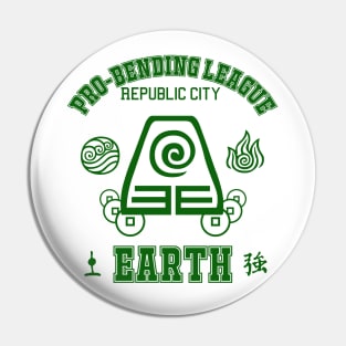 Pro-Earthbender Pin