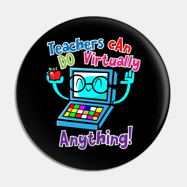 Teachers Can Do Virtually Anything Online Distance Teaching Pin by SWIFTYSPADE