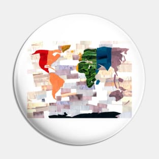 Mapping the World Pin