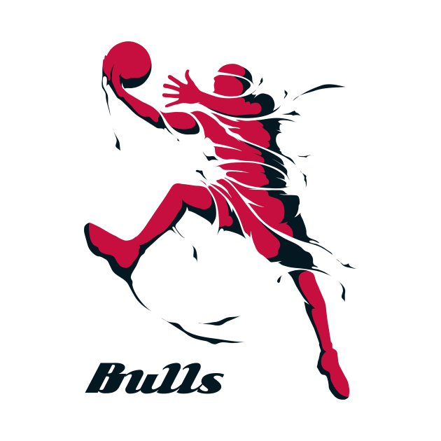 Chicago Bulls Fans - NBA T-Shirt by info@dopositive.co.uk