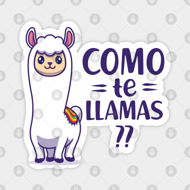 Como te llamas Magnet by KC Happy Shop