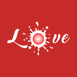 Splash of Love Valentine Day T-Shirt