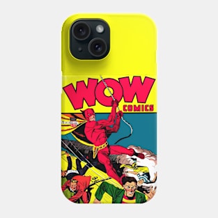 Retro Comic Book Hero Phone Case