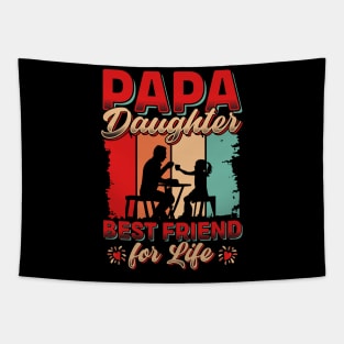 PaPa Daughter Best Friend For Life Tapestry