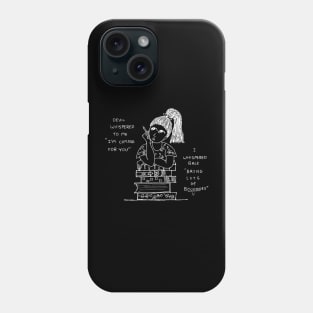 DEVIL WHISPERED BOO SO I WHISPERED BACK BOOOOKS Phone Case