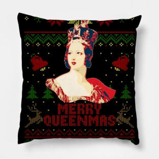 Queen Victoria Merry Queenmas Pillow